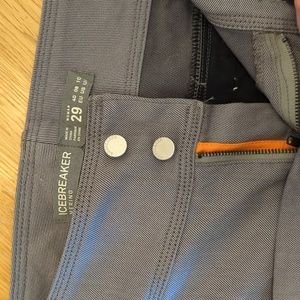 Icebreaker merino pants, size 29, grey